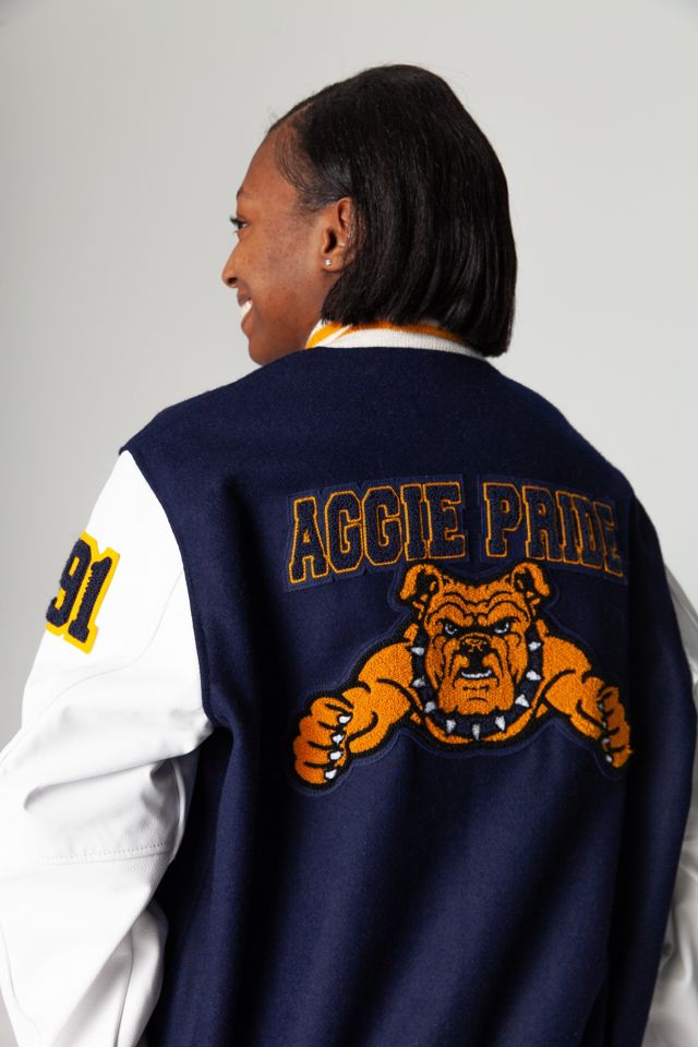 Veste universitaire North Carolina A&T State University, Ebbest Filed Flannels, promotion d'été 21 UO #1