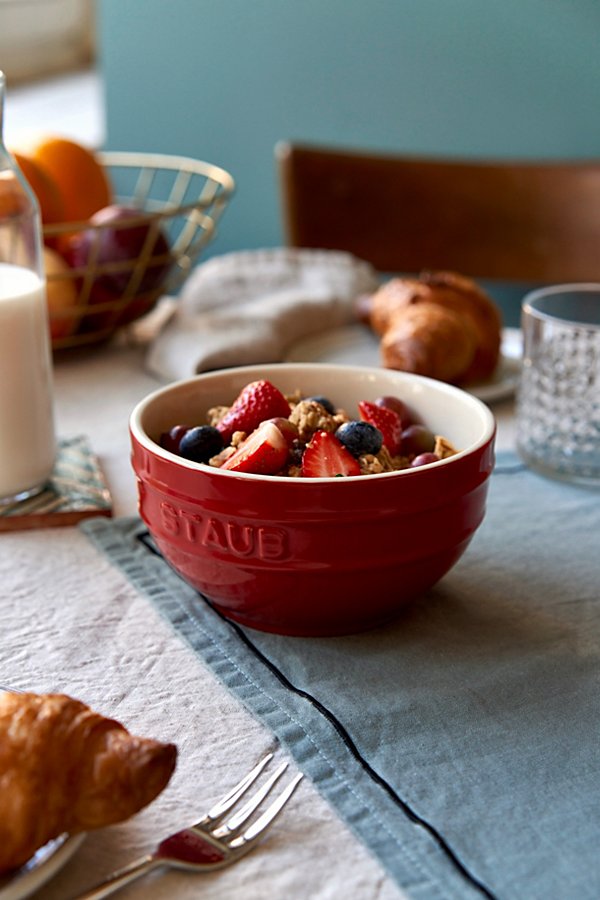 Staub Ceramic 6.5-inch Large Universal Bowl In Cherry At Urban Outfitters In Red