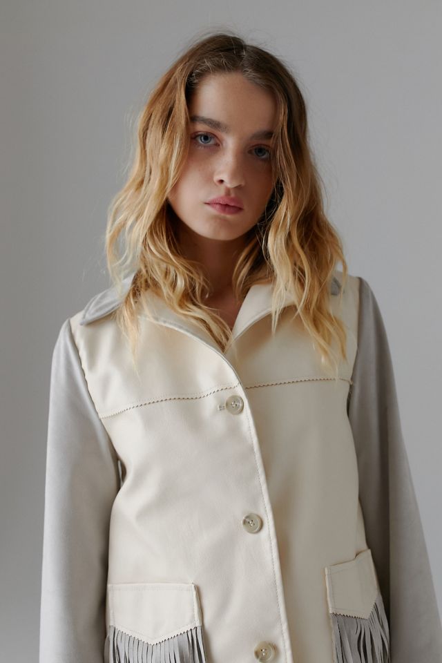 Veste western en similicuir Arden UO #3