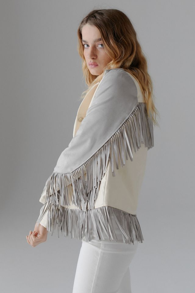 Veste western en similicuir Arden UO #4