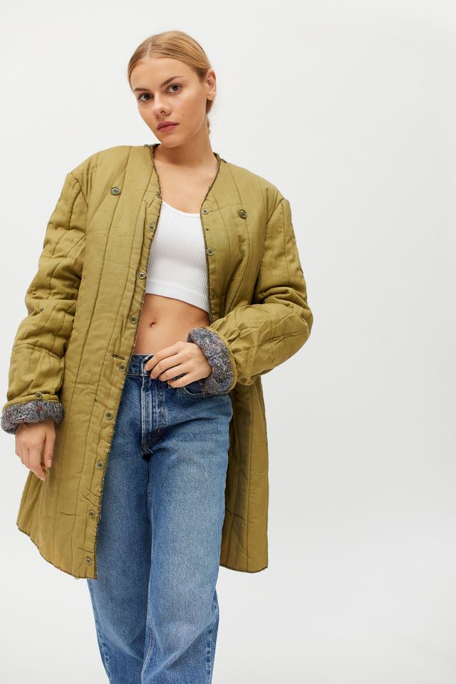 Urban Renewal Vintage Blanket Lined Quilted Jacket Urban Outfitters