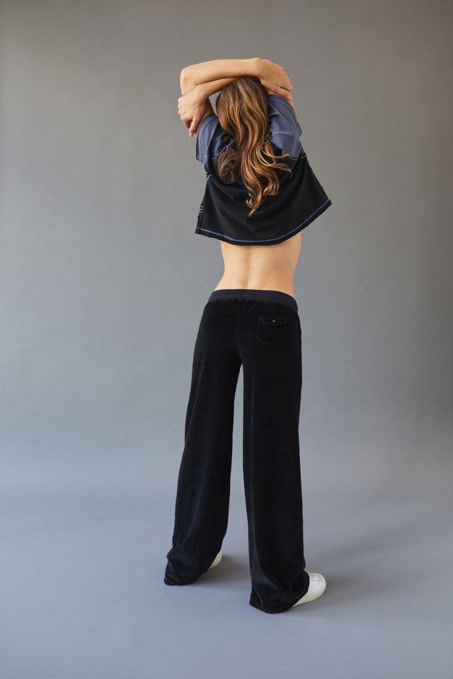 iets frans… Velour Low Rise Track Pant