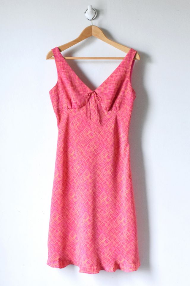 Vintage Y2K Pink Printed Dress | Urban Outfitters