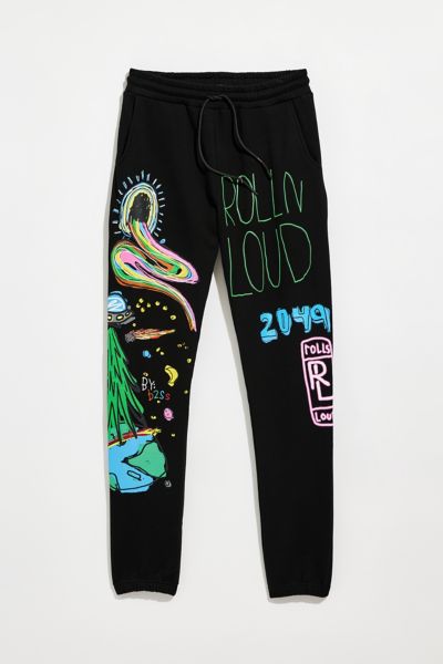 b2Ss Rolling Loud UO Exclusive UFO Graphic Sweatpant