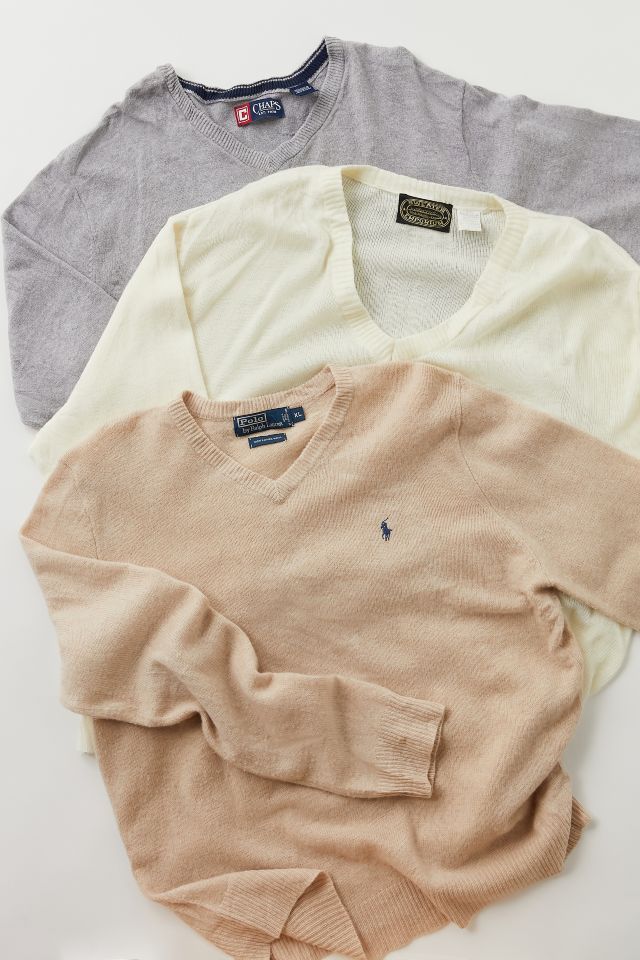 Urban Renewal Vintage Oversized Boyfriend V-Neck Sweater #1