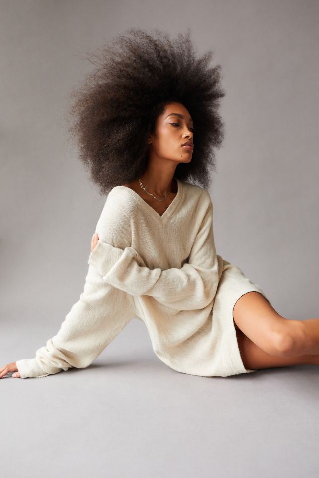 Urban Renewal Vintage Oversized Boyfriend V-Neck Sweater #3