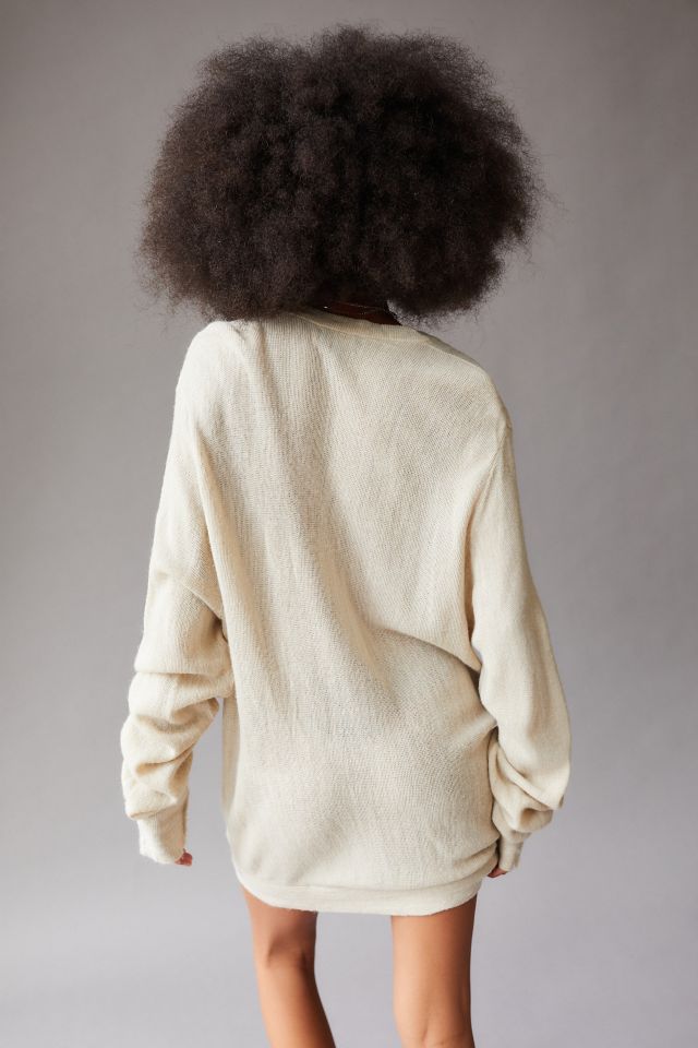 Urban Renewal Vintage Oversized Boyfriend V-Neck Sweater #4