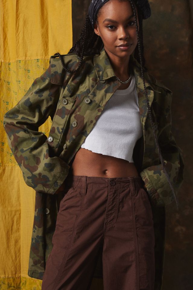 Urban Renewal Vintage Muted Camo Heavyweight Jacket | Urban Outfitters