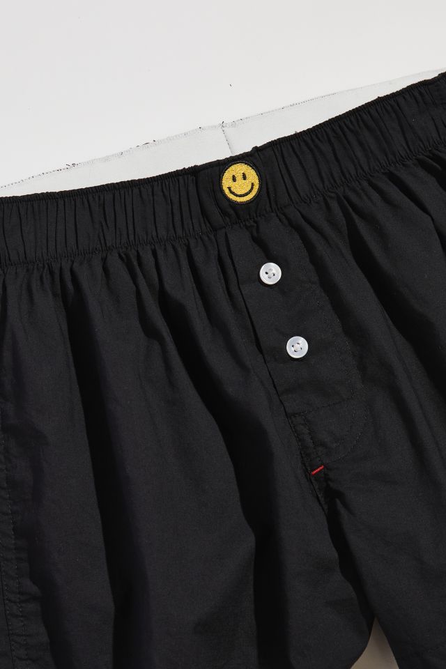 Happy Face Icon Woven Boxer Short #1