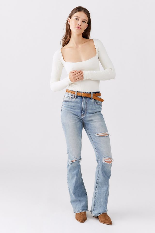 Daze Denim Go-Getter High-Waisted Flare Jean | Urban Outfitters Canada