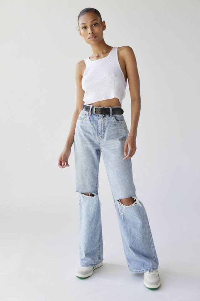 Daze Denim Far Out High-Waisted Wide Leg Jean | Urban Outfitters