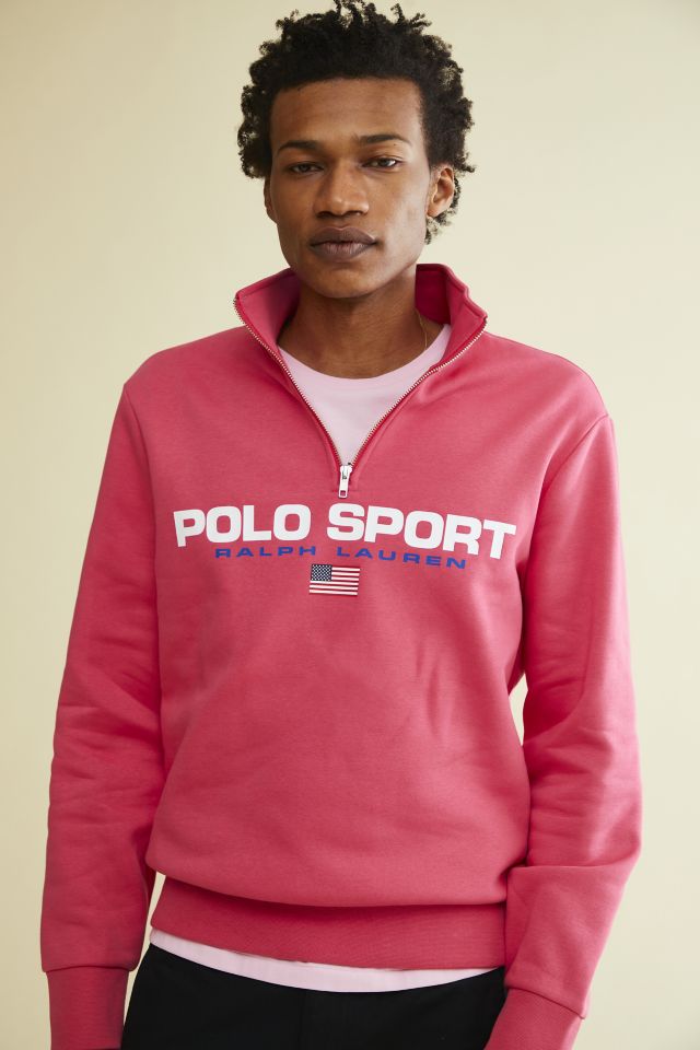 Polo Ralph Lauren Sport Fleece Half Zip Sweatshirt Urban Outfitters