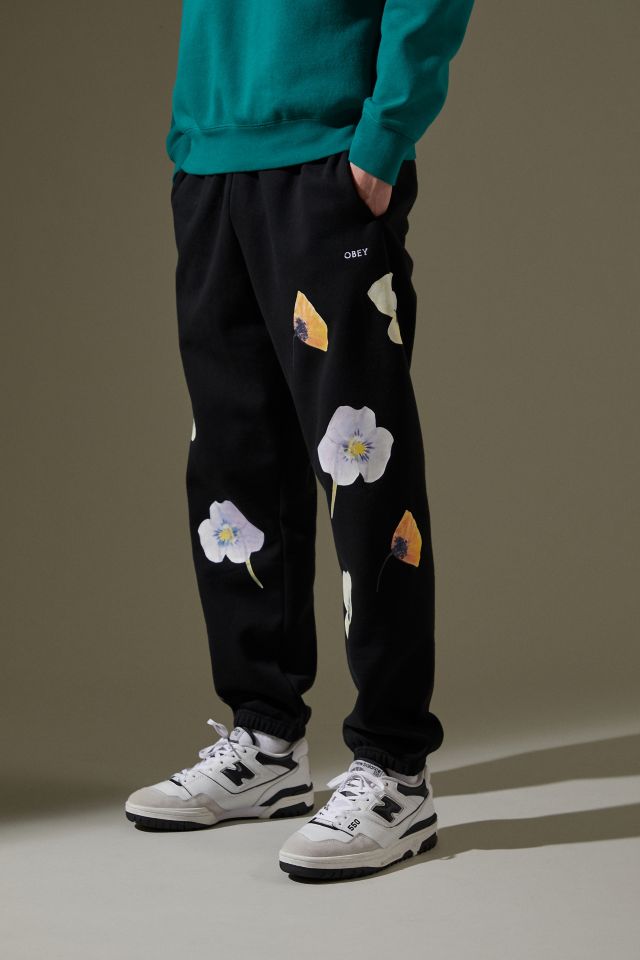 OBEY Redux Floral Sweatpant Urban Outfitters