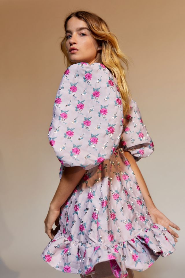 Sapphire Jacquard Mini Dress – Sister Jane
