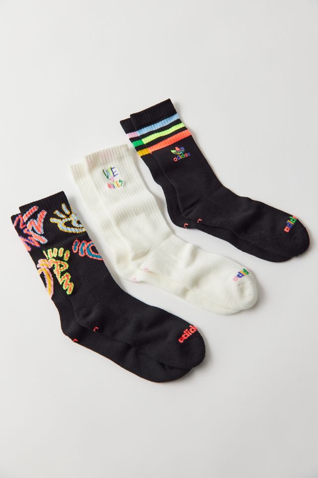 adidas Originals Pride Crew Sock 3-Pack | Urban Outfitters