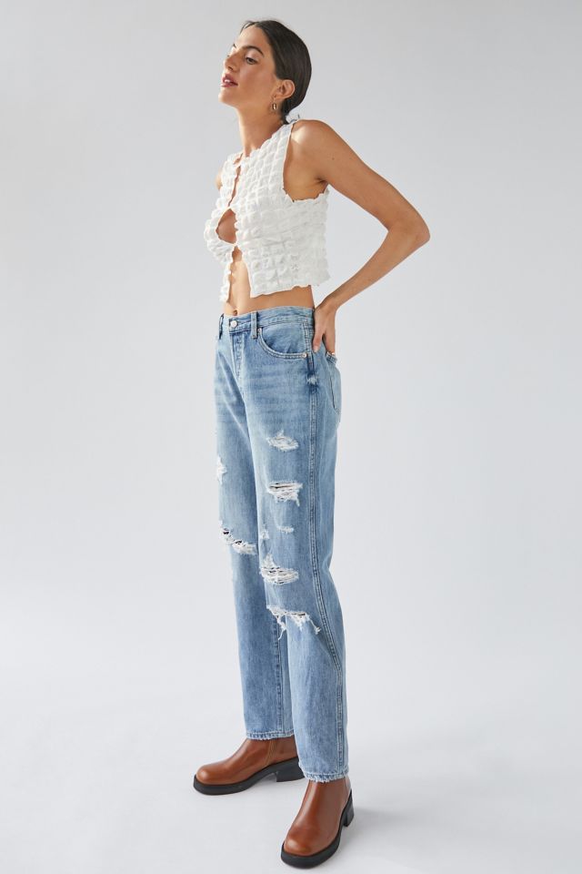 Pistola Jen Slouchy Boyfriend Jean - Primrose Distressed #1