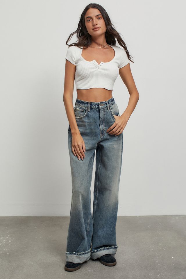 BDG Skater Baggy Jean Dark Wash Urban Outfitters