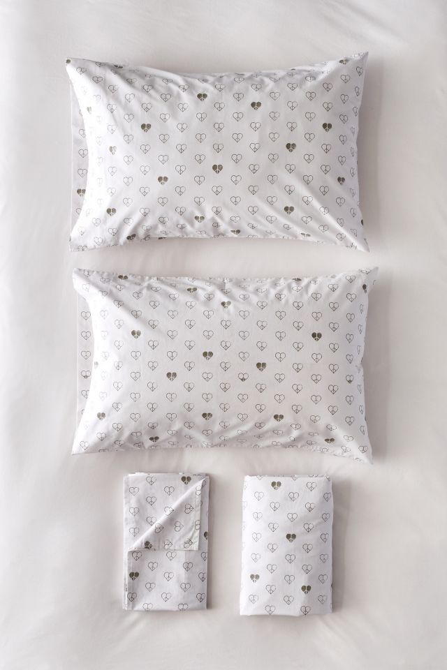 Hearts Peace Sign Sheet Set #1