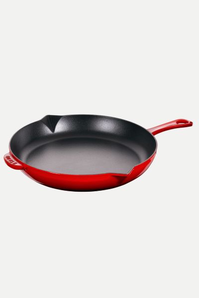 Staub Cast Iron 10-inch Fry Pan Skillet In Cherry