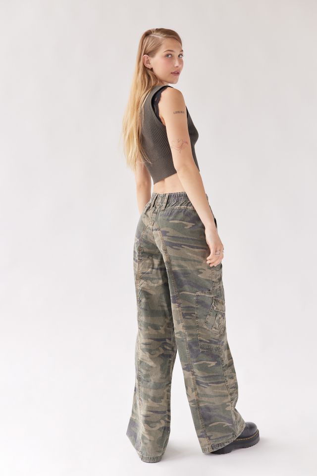 camo cargo pants