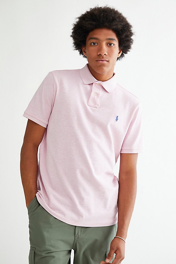 Polo Ralph Lauren Solid Polo Shirt In Pink