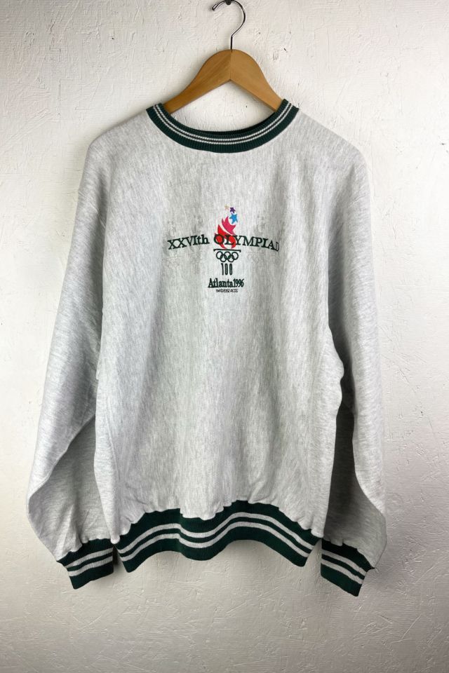 Vintage 1996 Olympics Reverse Weave Crewneck Urban Outfitters