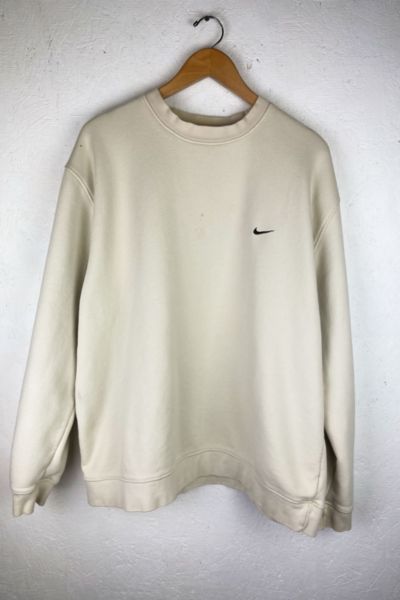 Beige nike outlet crewneck