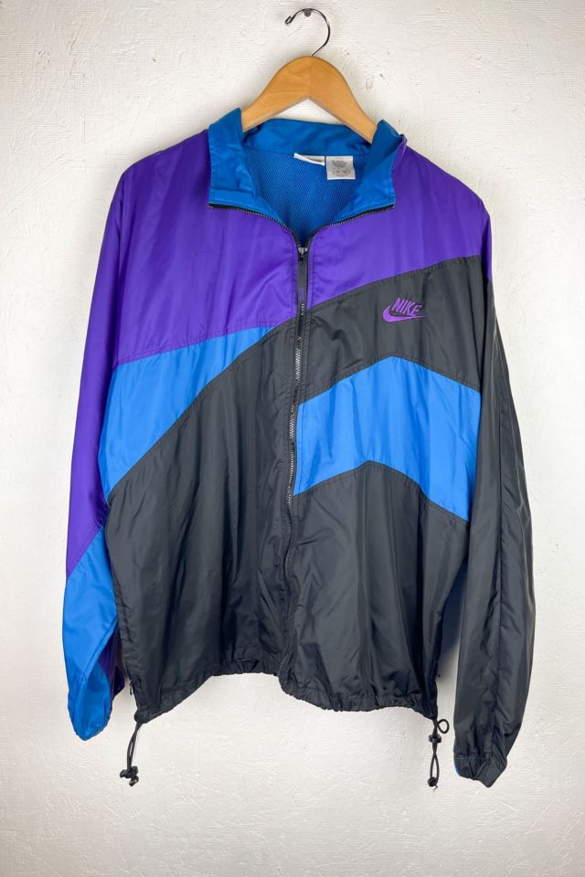 prosperidad pescado piel Vintage Nike 90s Multicolor Windbreaker Jacket | Urban Outfitters