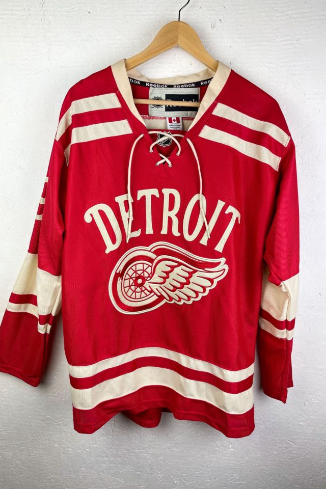 Old detroit red wings on sale jersey