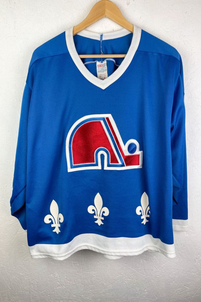 Top-selling item] Custom Quebec Nordiques Full Printing Hockey Jersey