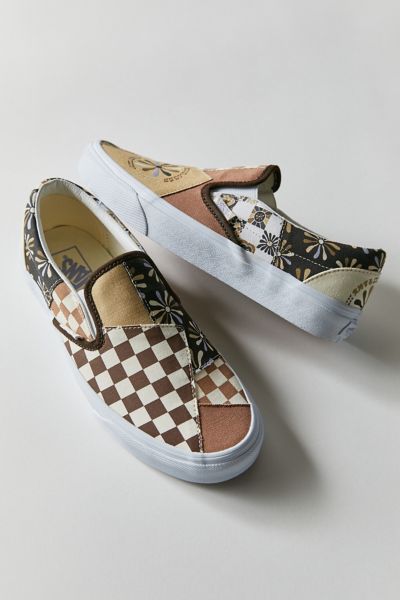 brown checkerboard vans