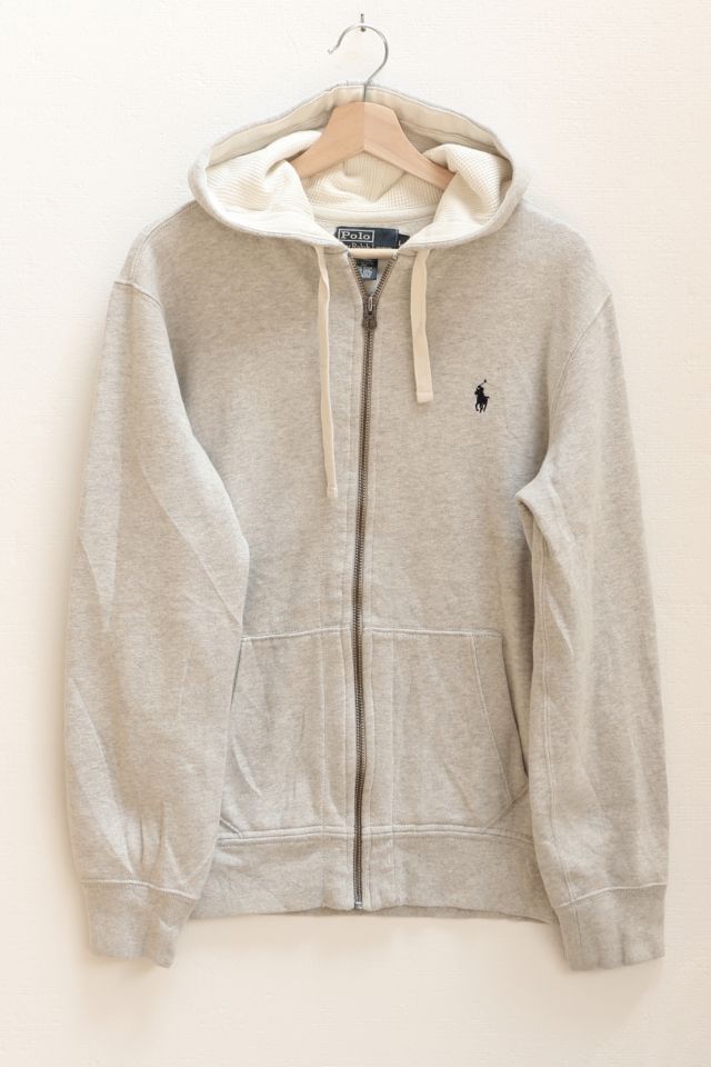 Polo zip up clearance sweatshirt