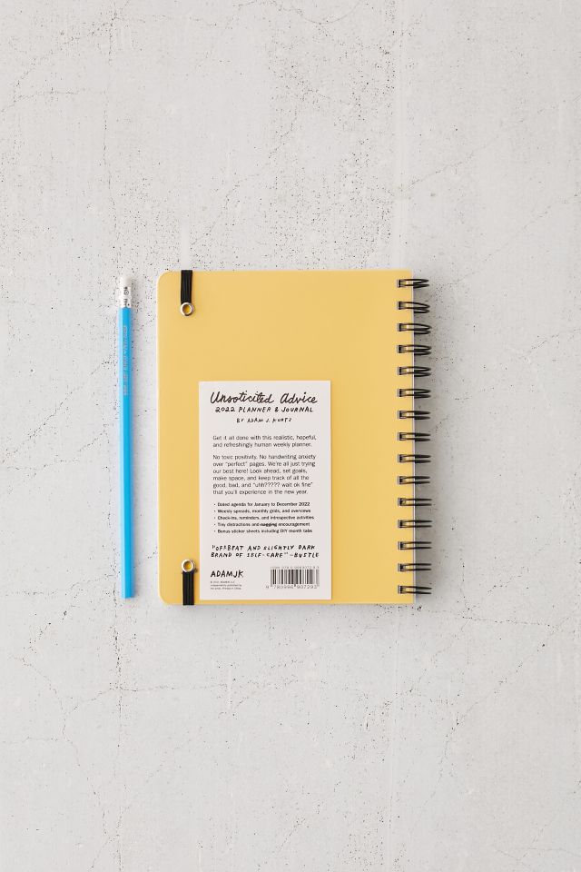 ADAMJK Unsolicited Advice 2022 Weekly Planner & Journal #2