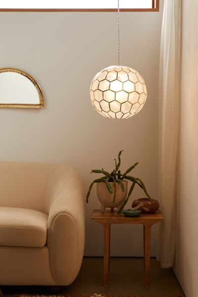 Ami Capiz Pendant Light