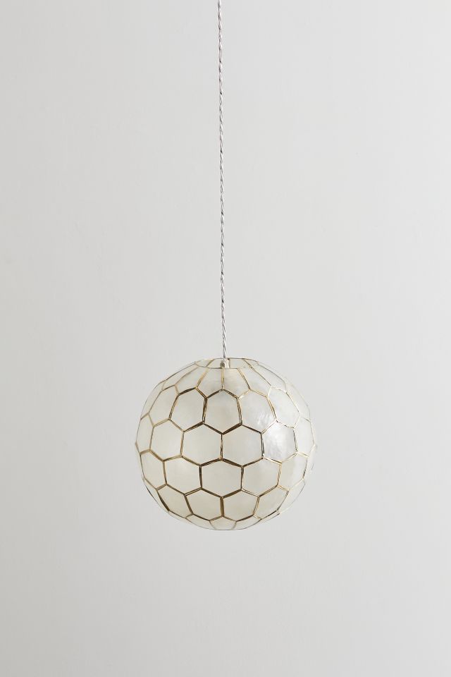 Ami Capiz Pendant Light #1