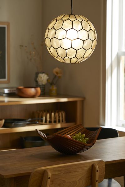 Ami Capiz Pendant Light