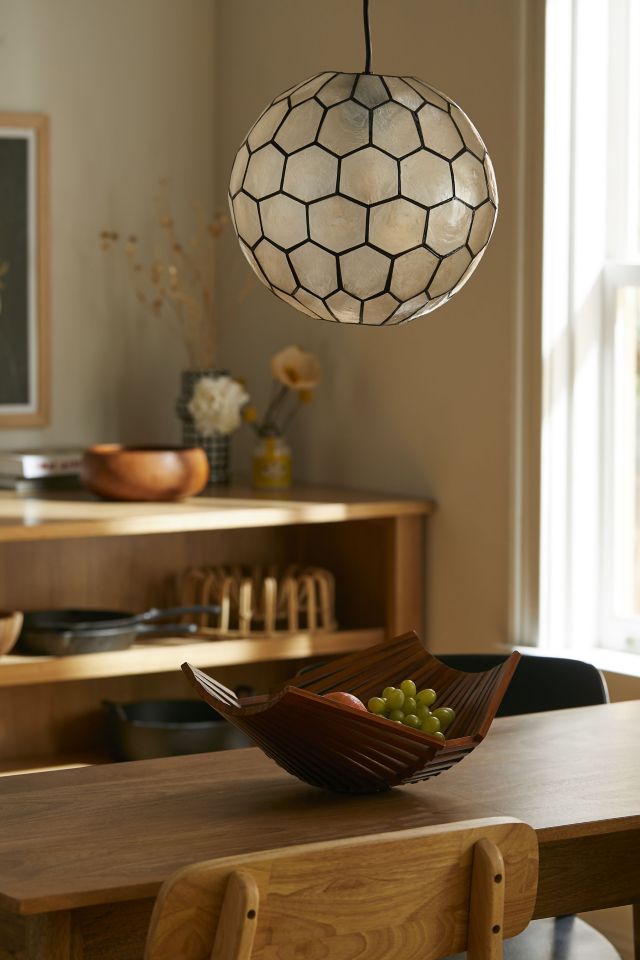 Ami Capiz Pendant Light #1
