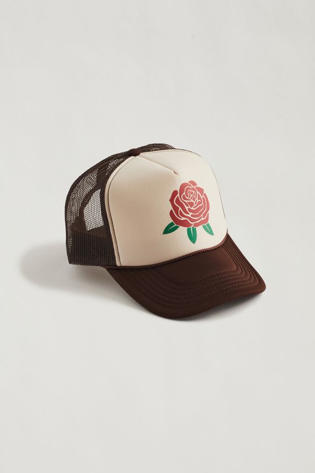 Rose Trucker Hat Urban Outfitters