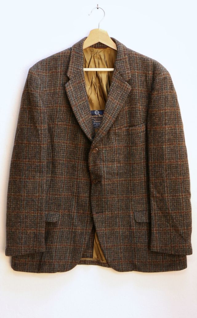 Vintage Hand Woven Harris Tweed Blazer from The Scottish Company Urban Outfitters