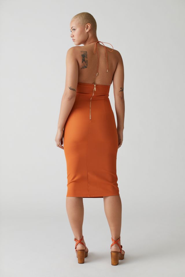 Rare London Strappy Asymmetrical Midi Dress #2