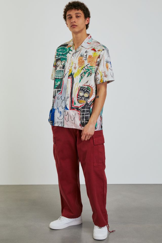 Chemise à Col Camp Imprimé Partout Basquiat Exclusif UO #1