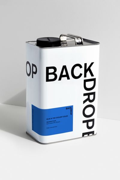 Backdrop Standard Finish Paint - 1 Gallon In Blue Is The Coolest Color - Bright, Saturated Blue