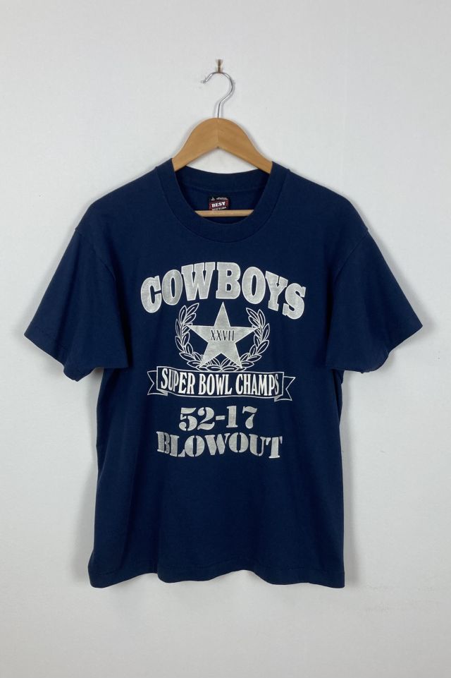 Urban Outfitters Vintage 1996 Super Bowl 30 NFL Dallas Cowboys Champions T- shirt