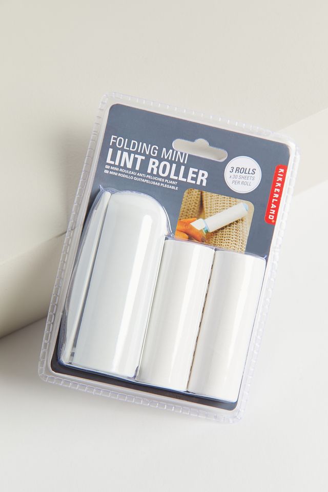 Kikkerland Design Folding Mini Lint Roller Urban Outfitters
