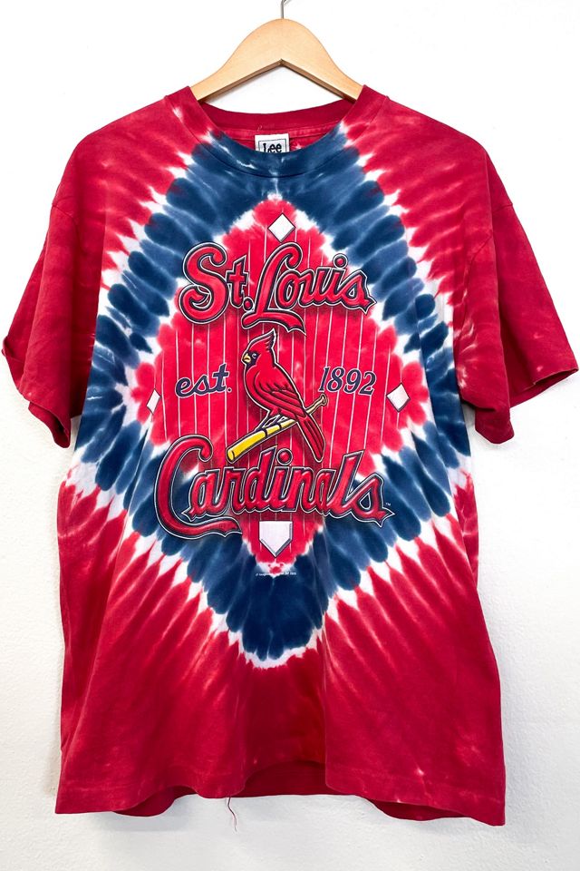 st louis cardinals tie dye shirt