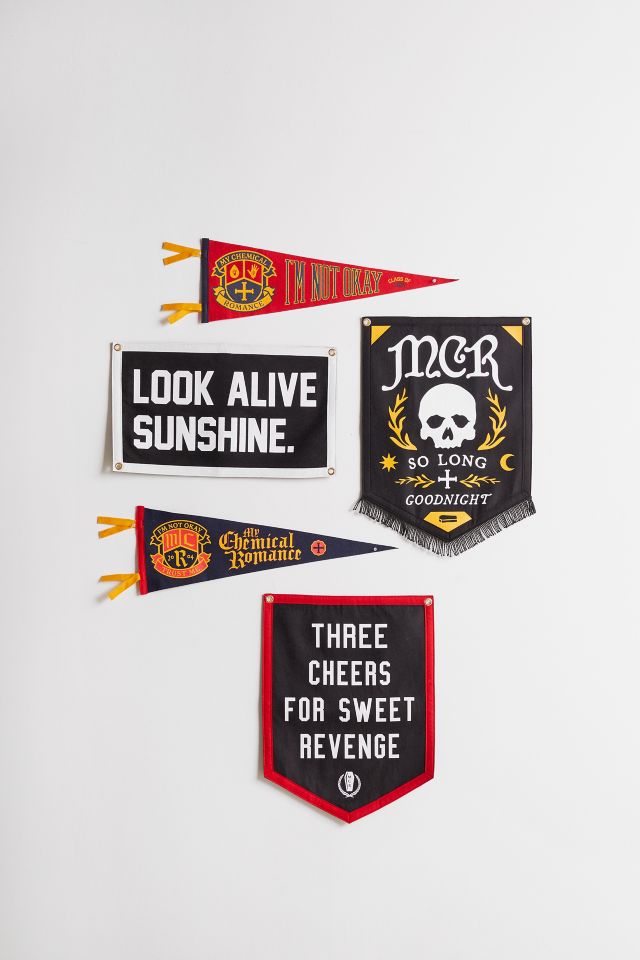 Oxford Pennant X My Chemical Romance So Long Goodnight Flag Tapestry #4
