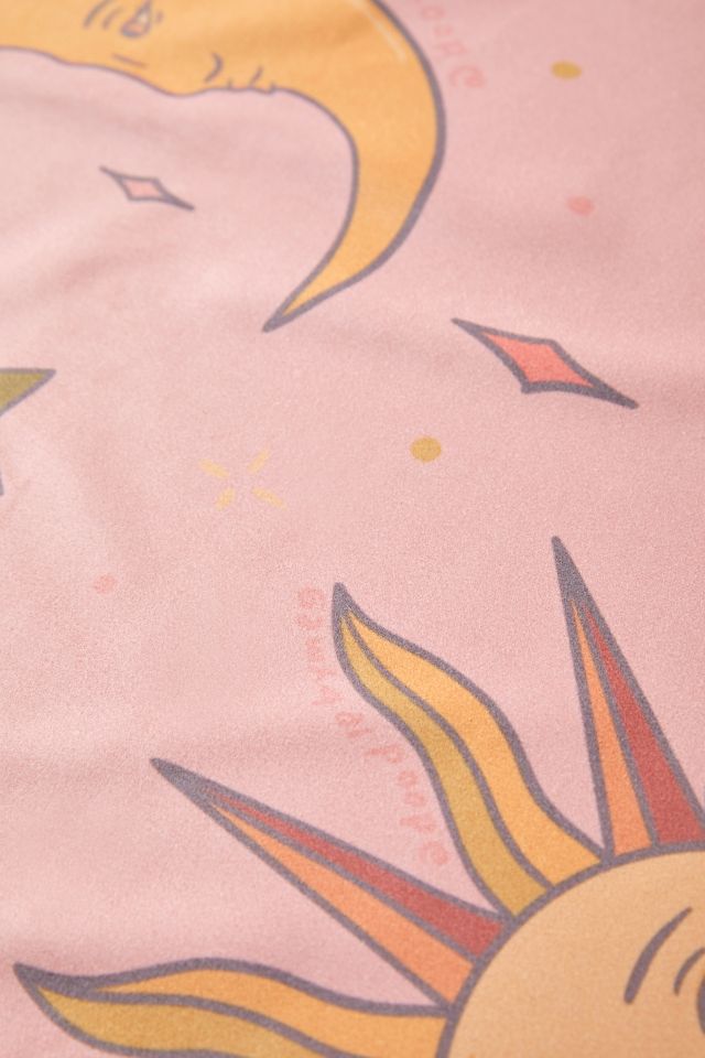Folk Moon and Star Print By Doodle By Meg For Deny Yoga Towel #2