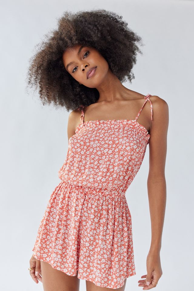 Billabong Yours Truly Floral Romper | Urban Outfitters