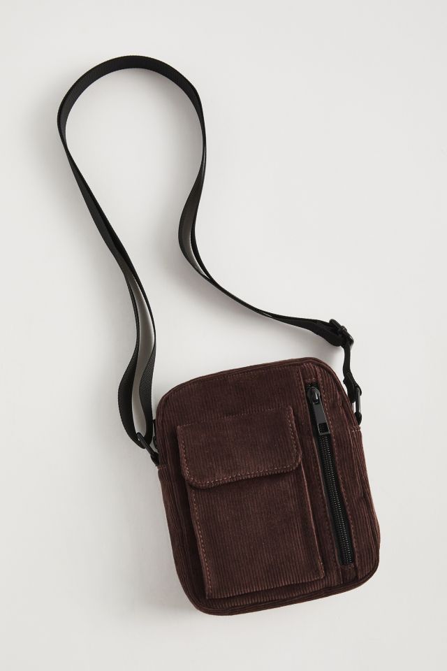 Men Outdoor Corduroy Casual Tote Messenger Bags Handbags Shoulder Bag PINK  
