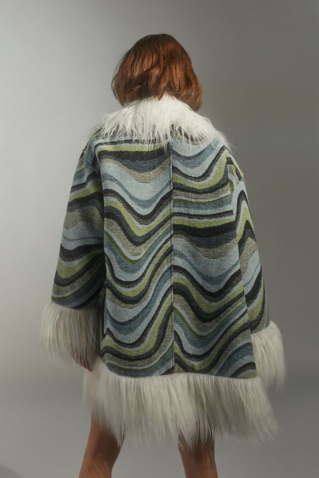 UO Penny Faux Fur Trim Jacket #4
